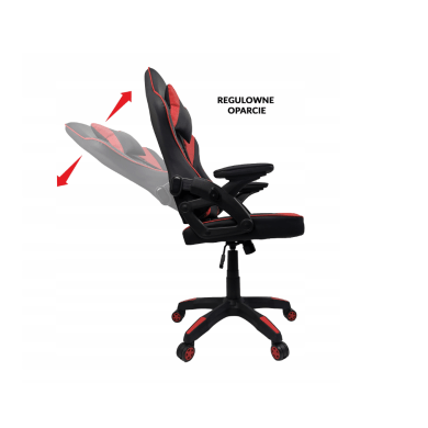 Геймерське крісло Kontrast KG105 Червоний - 7 Геймерське крісло Kontrast KG105 Червоний 5.90.20249 фото - 7