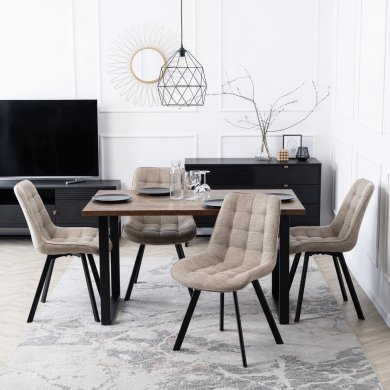 Обеденный стул Mebel Elit RICK 2 Бежевый ME.RICK2/BZ/T/K фото - 5