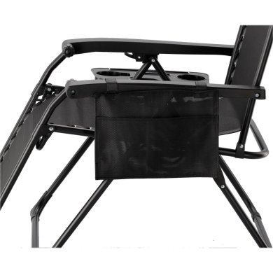 Складаний шезлонг Garden Line ZERO GRAVITY Чорний LEZ2589 фото - 5