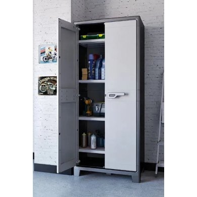 Садова шафа Keter/Kis ARMADIO ALTO TITAN Сірий - 9 Садова шафа Keter/Kis ARMADIO ALTO TITAN Сірий 240617-1 фото - 9