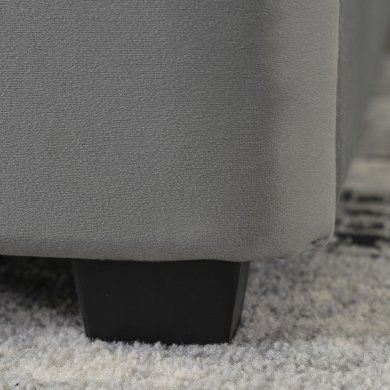 Ліжко Mebel Elit CROS Welur 160x200 см Сірий ME.CROS/160/JP/V/LOZZPOJ фото - 10