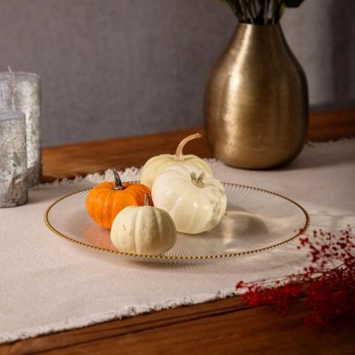 Тарілка Homla LYNN 31 см Прозорий - 4 Тарілка Homla LYNN 31 см Прозорий 237102 фото - 4