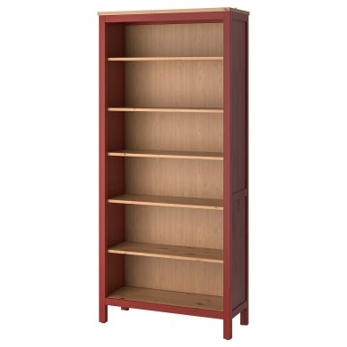 IKEA Стеллаж HEMNES Красный (ИКЕА ХЕМНЭС) 10530631