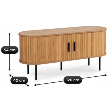 Тумба під ТВ Mebel Elit TRISH Дуб - 7 Тумба під ТВ Mebel Elit TRISH Дуб ME.TRISH/D/RTV120 фото - 7