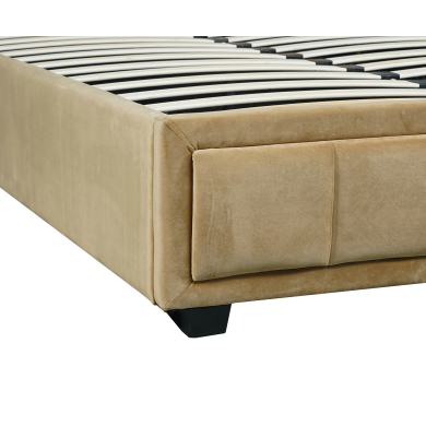 Кровать Mebel Elit CARLOS 140x200 см Бежевый - 8 Кровать Mebel Elit CARLOS 140x200 см Бежевый ME.CARLOS/140/BZ/V/LOZ фото - 8