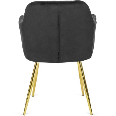 Обеденный стул Mebel Elit RAYA Черный ME.RAYA/CZ/ZL/V/K фото - 4