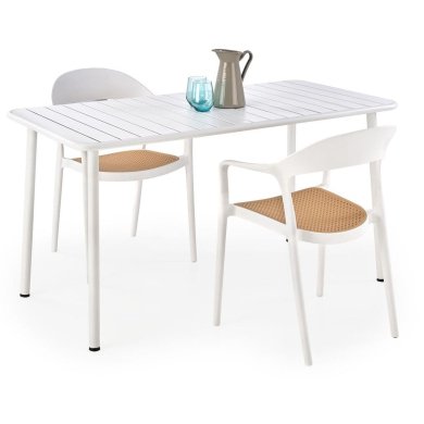 Садовый стул Halmar K530 Белый - 12 Садовый стул Halmar K530 Белый V-CH-K/530-KR-BIAŁY фото - 12