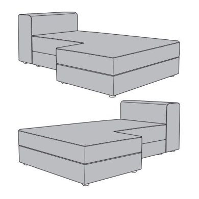 IKEA Модуль шезлонгу JÄTTEBO (ИКЕА ДЖЭТТЕБО) 60528923