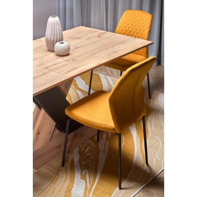 Раскладной обеденный стол Halmar XARELTO Дуб вотан - 16 Раскладной обеденный стол Halmar XARELTO Дуб вотан V-PL-XARELTO-ST-WOTAN/CZARNY фото - 16