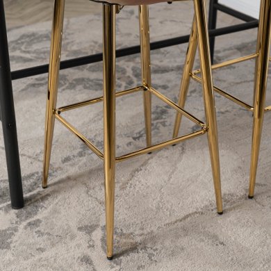 Барный стул Mebel Elit ARIEL Welur Розовый - 10 Барный стул Mebel Elit ARIEL Welur Розовый ME.ARIEL/R/ZL/V/H фото - 10