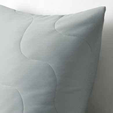 IKEA Декоративная наволочка PUCKELMAL 50x50 см Серый (ИКЕА ПАКЕЛЬМАЛЬ) 00513854 фото - 2