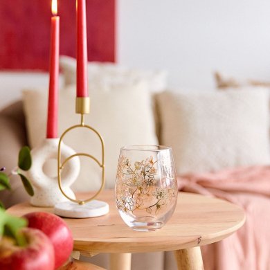 Склянка Homla ROSELLA 500 мл Принт - 4 Склянка Homla ROSELLA 500 мл Принт 227251 фото - 4