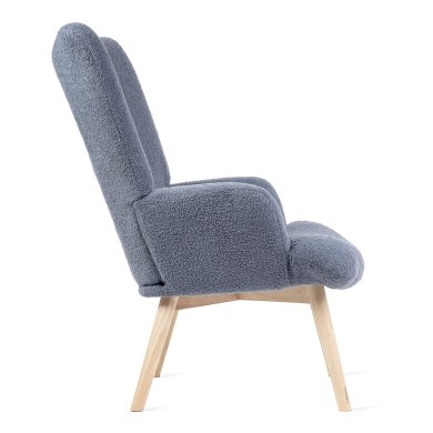 Кресло мягкое Homla MOSS TEDDY BOUCLE Темно-синий 209869 фото - 3