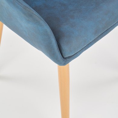 Обідній стілець Halmar K287 Синій V-CH-K/287-KR-GRANATOWY фото - 8