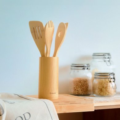 Набор кухонных принадлежностей Homla BAMBOU Дерево - 6 Набор кухонных принадлежностей Homla BAMBOU Дерево 229196 фото - 6