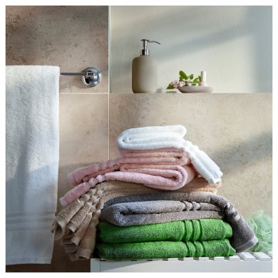 IKEA Полотенце для лица BROKGLIM 30х30 см Темно-синий (ИКЕА БРОКЛИМ) 20612056 фото - 5