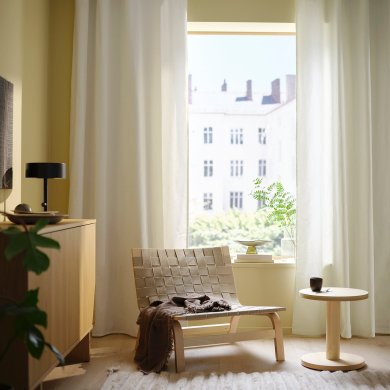 IKEA Шторы SANELA 140х300 см 2 шт Кремовый (ИКЕА САНЕЛА) 20589876 фото - 24