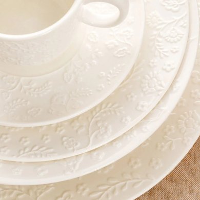 Глубокая тарелка Homla BENO 22,5 см Белый 243192 фото - 4