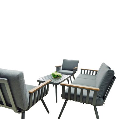Комплект садовой мебели Garden Line ALM9415 Серый - 4 Комплект садовой мебели Garden Line ALM9415 Серый ALM9415 фото - 4