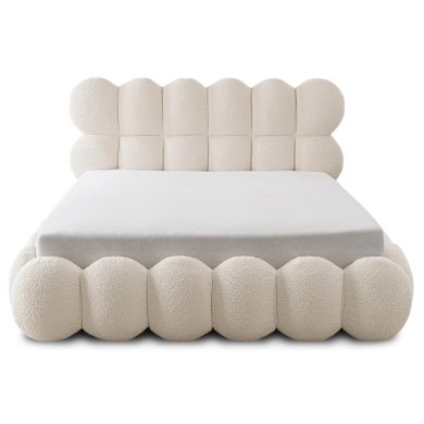 Кровать Mebel Elit ANKARA Boucle 140x200 см Кремовый ME.ANKARA/140/KR/TB/LOZZPOJ фото - 6