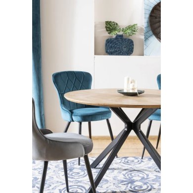 Обеденный стул Signal LOTUS Welur Бирюзовый LOTUSVCTU фото - 3