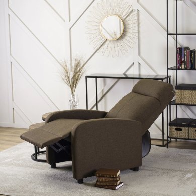 Кресло мягкое раскладное с реклайнером Mebel Elit DANNY Коричневый - 11 Кресло мягкое раскладное с реклайнером Mebel Elit DANNY Коричневый ME.DANNY2/BR/T/FW фото - 11