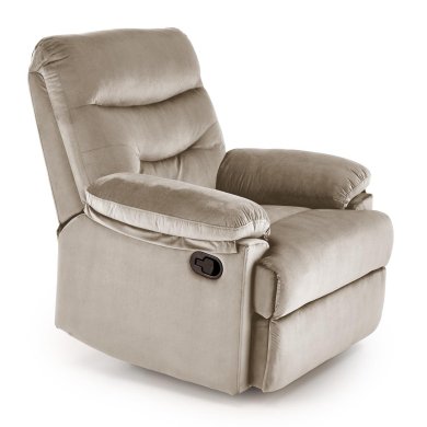 Кресло мягкое раскладное с реклайнером Halmar DRAGER Бежевый V-CH-DRAGER-FOT-BEŻOWY фото - 2