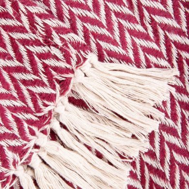 Плед Homla SPARRE II 130x170 см Бордовый 218399 фото - 2