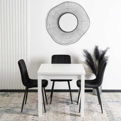 Раскладной обеденный стол Mebel Elit MAX Белый B.MAX/B/B/S фото - 5