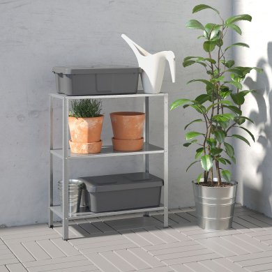 IKEA Стелаж HYLLIS Сріблястий (ИКЕА HYLLIS) 30428326 фото - 12