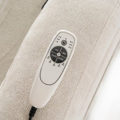 Крісло м'яке розкладне масажне з реклайнером Mebel Elit BOX 2 Бежевий ME.BOX2/BZ/T/FW фото - 11