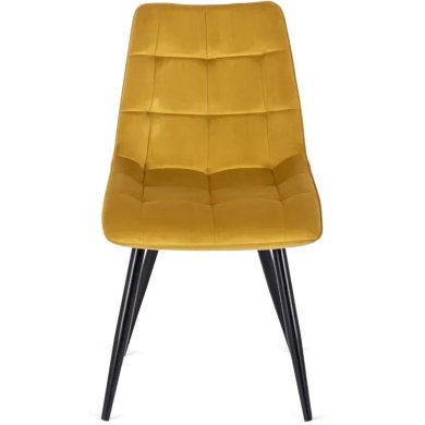 Обеденный стул Mebel Elit RIO Welur Горчичный - 4 Обеденный стул Mebel Elit RIO Welur Горчичный ME.RIO/CU/V/K фото - 4