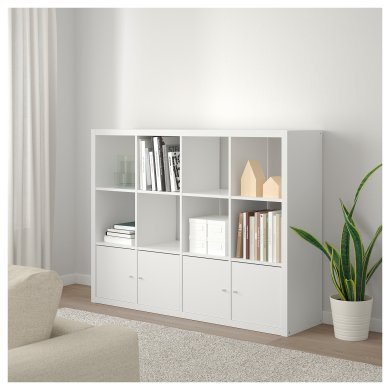 Стеллаж KALLAX Белый - 5 IKEA Стеллаж KALLAX Белый (ИКЕА KALLAX) 79278250 фото - 5