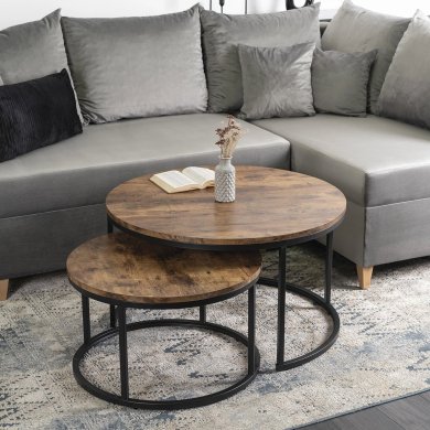 Комплект журнальных столов Mebel Elit FIGO MAX 2 шт Дуб ME.MAXFIGO/DRU/CZ/L фото - 8