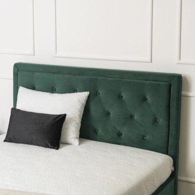 Ліжко Mebel Elit CROS Welur 160x200 см Зелений ME.CROS/160/C/Z/V/LOZZPOJ фото - 7