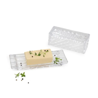 Масленка Homla FERRO 21x8x7 см | Прозрачный - 2 Масленка Homla FERRO 21x8x7 см | Прозрачный 218014 фото - 2