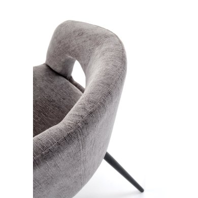 Обідній стілець поворотний Halmar K550 Попелястий V-CH-K/550-KR-POPIELATY фото - 9