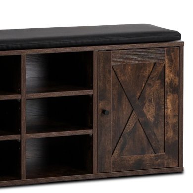 Скамейка для обуви Mebel Elit ARYA Дуб рустик ME.ARYA/DRU/CZ/SZAFKBUT фото - 7