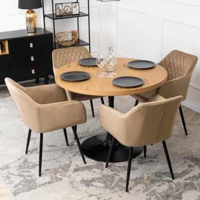 Обідній стілець Mebel Elit SHANE Welur 2 Бежевий - 6 Обідній стілець Mebel Elit SHANE Welur 2 Бежевий ME.SHANE/BZ/V/K фото - 6