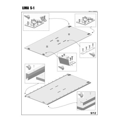 Шкаф Halmar Lima S1 | Дуб сонома V-PL-LIMA-S1-SONOMA фото - 11