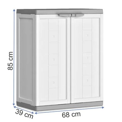 Садова шафа Keter/Kis ARMADIO BASSO JOLLY Сірий 242871 фото - 6