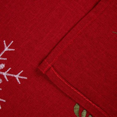 Доріжка на стіл (раннер) Homla STOM 40x160 см Червоний 221306 фото - 5