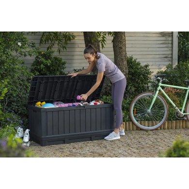Садовый ящик Keter KENTWOOD 350 л Графит 249462 фото - 3