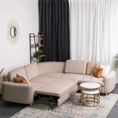 Розкладний диван Mebel Elit FLIN Бежевий - 12 Розкладний диван Mebel Elit FLIN Бежевий MKL.LAREN/CASTEL15/NARPZPOJ фото - 12