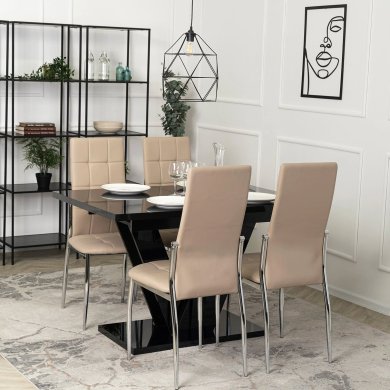 Обідній стілець Mebel Elit MOLLY Бежевий ME.MOLLY/BZ/CH/E/K фото - 7