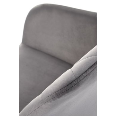 Обідній стілець поворотний Halmar K535 Попелястий V-CH-K/535-KR-POPIELATY фото - 10