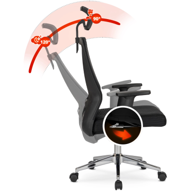 Офисное кресло Mebel Elit PATRIC Черный ME.PATRIC/CZ/T/FO фото - 16