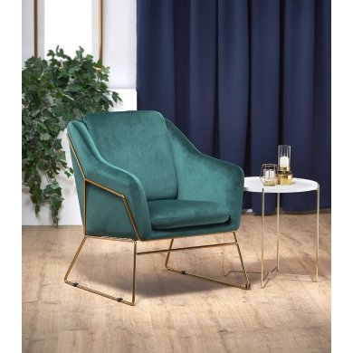 Крісло м'яке Halmar Soft 3 Темно-зелений V-CH-SOFT_3-FOT-C.ZIELONY фото - 10