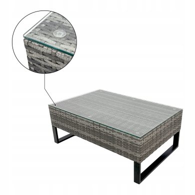 Комплект садовой мебели Kontrast COMO TAUPE Бежевый - 6 Комплект садовой мебели Kontrast COMO TAUPE Бежевый 5.90.13143 фото - 6