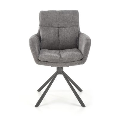 Обеденный стул поворотный Halmar K495 Пепельный V-CH-K/495-KR-POPIELATY фото - 5